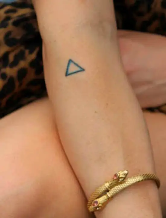 Tiny Triangle Tattoo Design