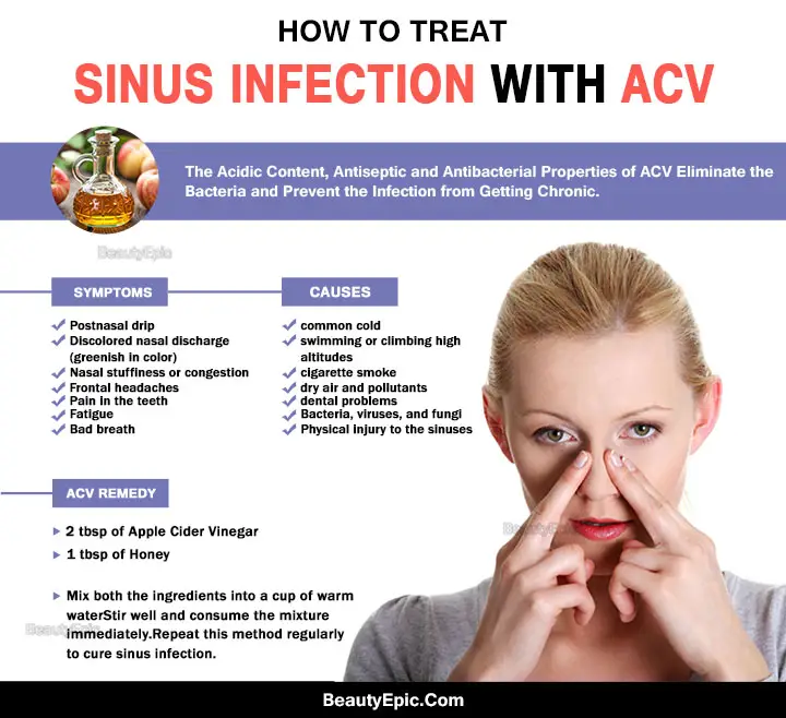 apple cider vinegar for sinus infection