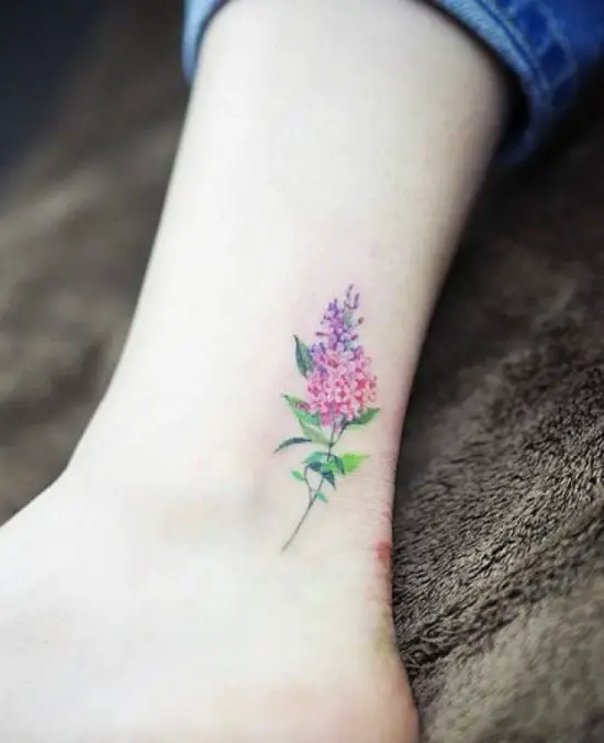 small lilac tattoo