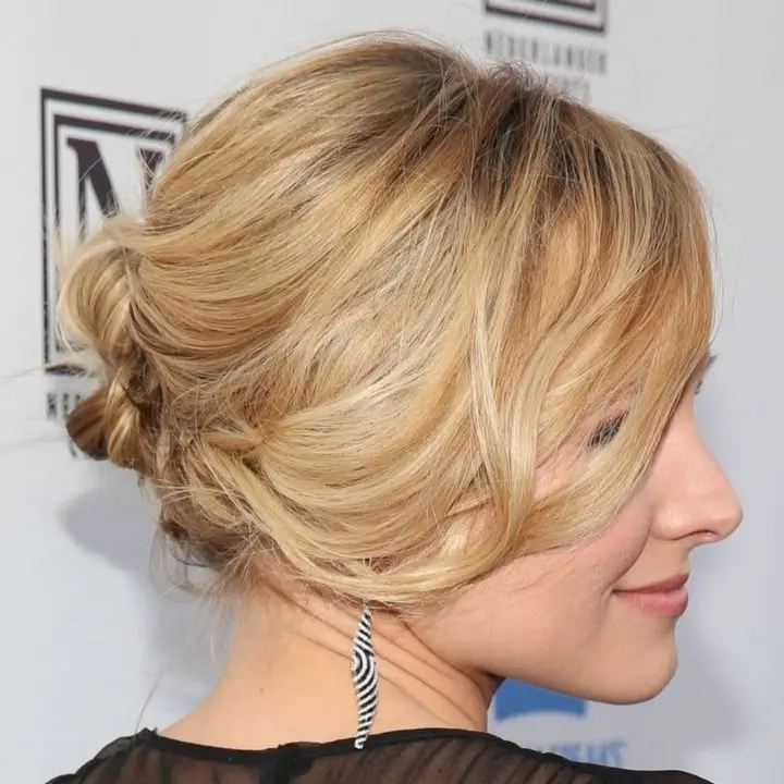 Chignon For Short Hair