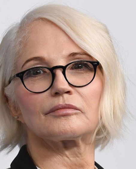 Ellen Barkin Wavy Bob Hairstyle