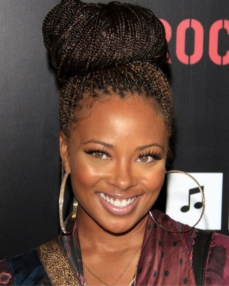 Eva Marcille Box Braid Style