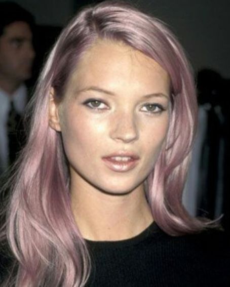 Kate Moss In Pink Chic Invented Trends Hairstyle
