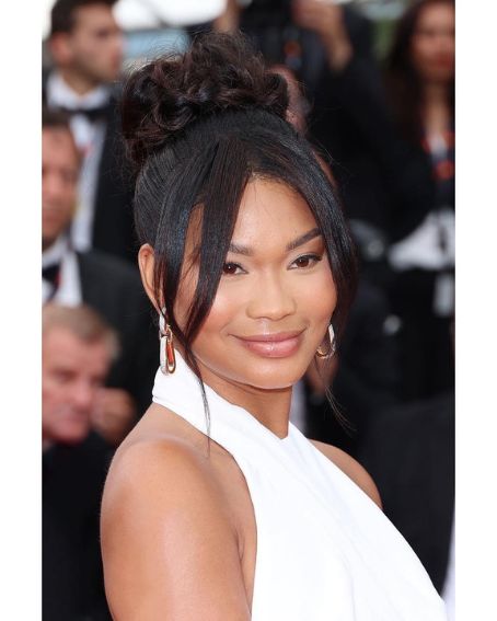 Chanel Iman Updos For Black Hair