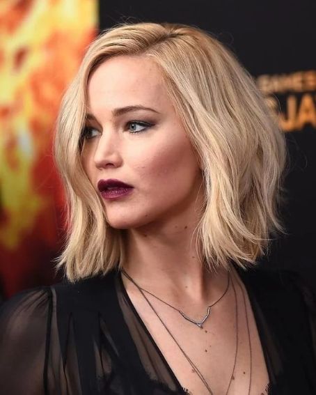 Jennifer-lawrence Bobbed Haircuts And Long Bob Styles