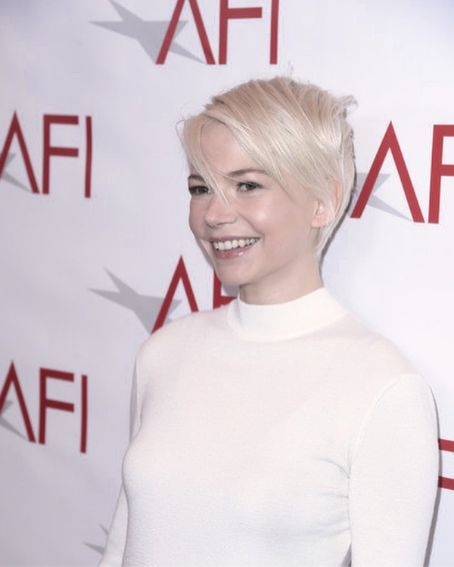 Michelle Williams Long Pixie Haircut