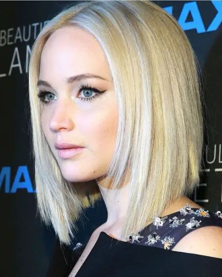 Jennifer Lawrence Graduated Bob Haircuts