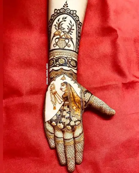 Bridal Punjabi Henna Design