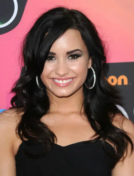 Demi Lovato Layered Hairstyle