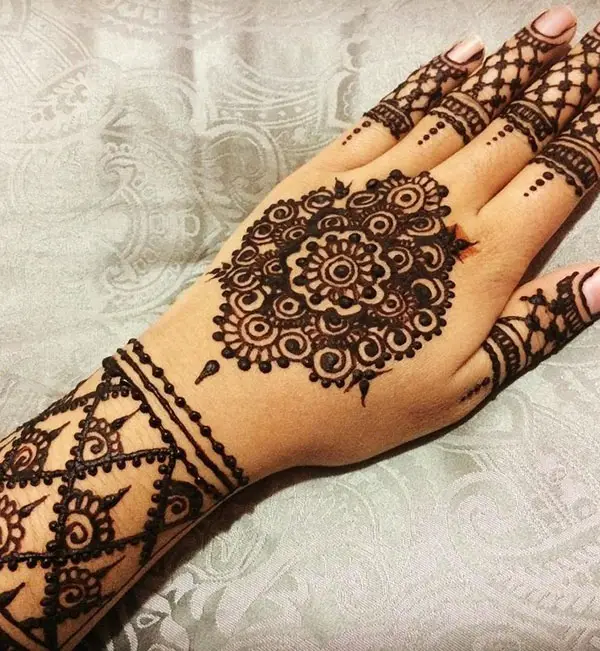 19 Simple And Easy Back Hand Mehndi Designs For Beginners