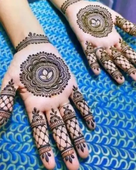 Floral Mandala Mehndi Design