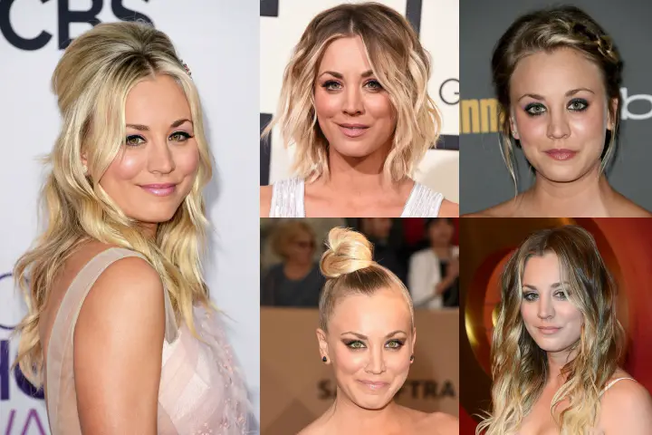 kaley cuoco hairstyles