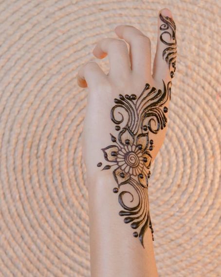 Latest Finger Mehndi Design