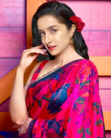 Shraddha Kapoor In Lovely Pink Saree