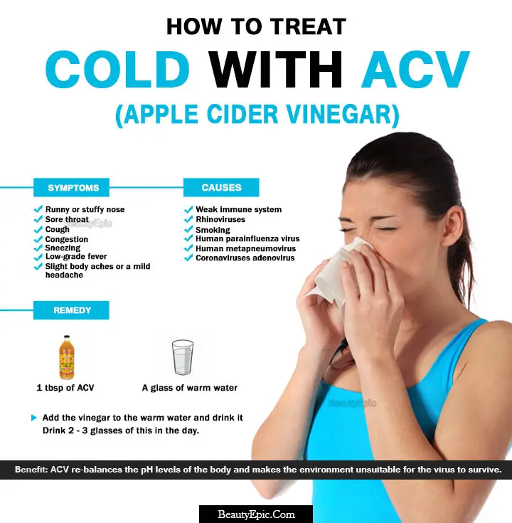 apple cider vinegar for colds