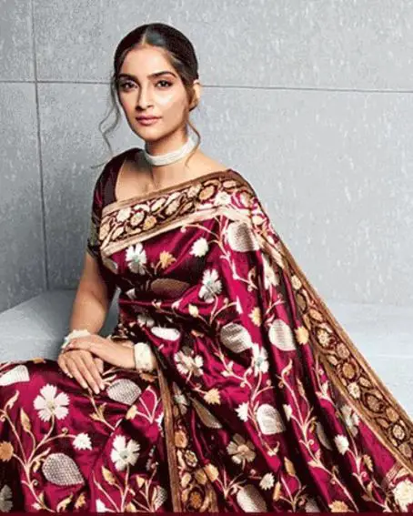 Sonam Kapoor In Banarasi Silk