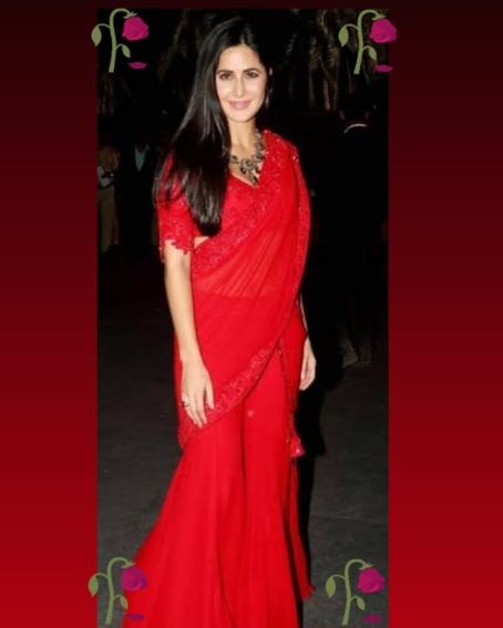 Katrina Kaif Looked Drop-dead In A Red Saree