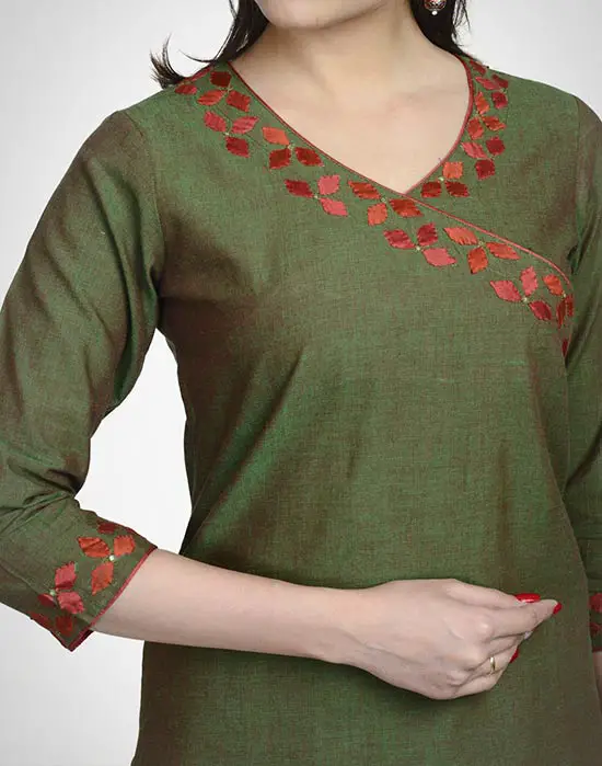 Top 35 Stylish And Trendy Kurti Neck Designs That Will Make You Look ...