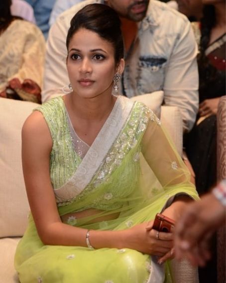 Lavanya Tripathi In Stunning Green Net Saree