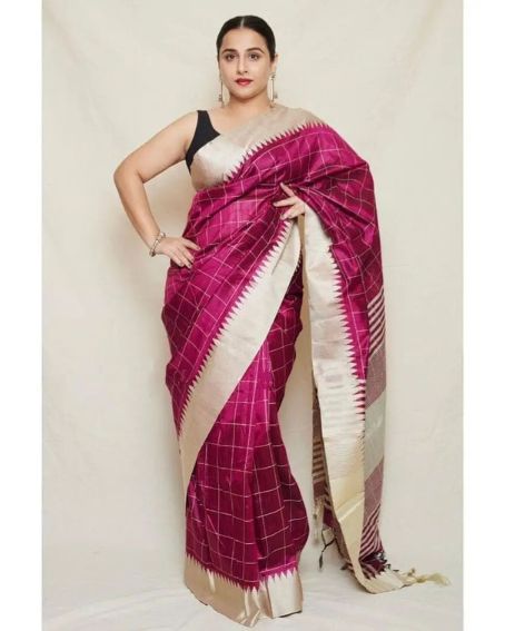 Vidhya Balan Reviving Handloom Sarees