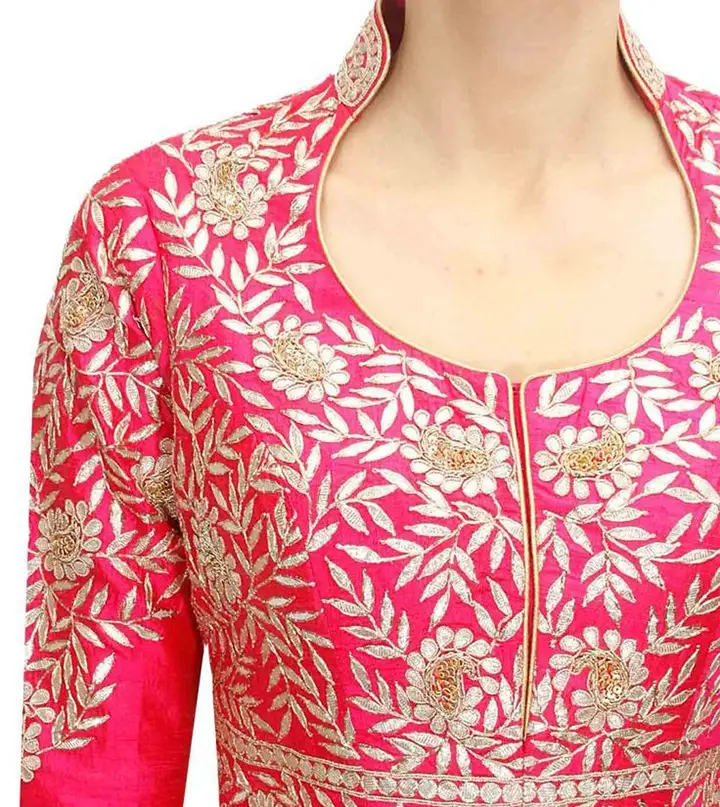 back neck designs for kurtis with collar