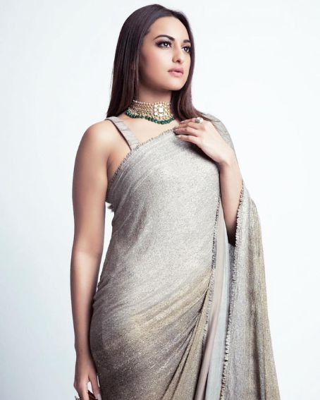 Gorgeous Gray Shades Saree With Blouse
