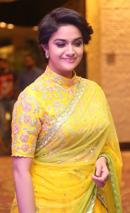 keerthi suresh lehenga