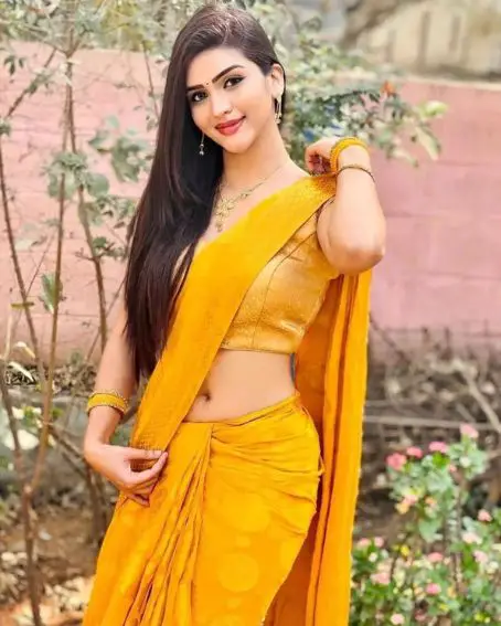 Splendid Yellow Saree