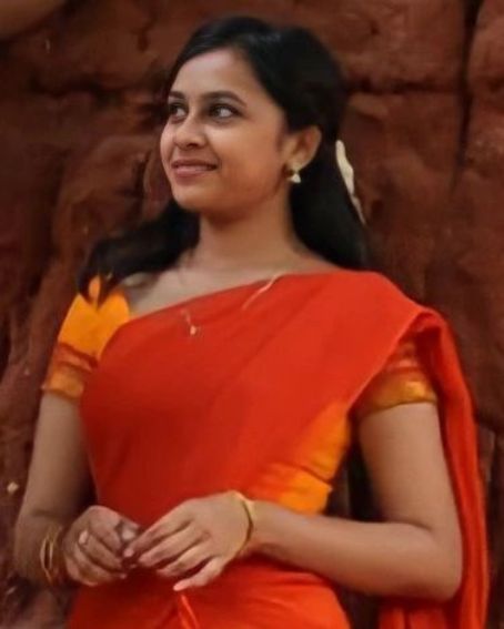 Sri Divya In Half Saree