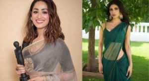 15 Amazing Celebrity Transparent Sarees