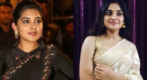 Niveda Thomas In Saree