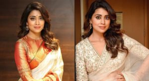 shriya saran in Saree