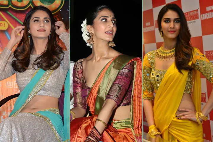 Vaani kappor in saree