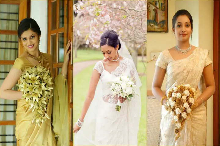 kerala christian bride in gown