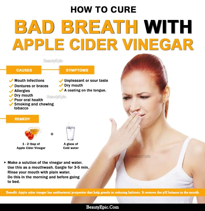 apple cider vinegar for bad breath