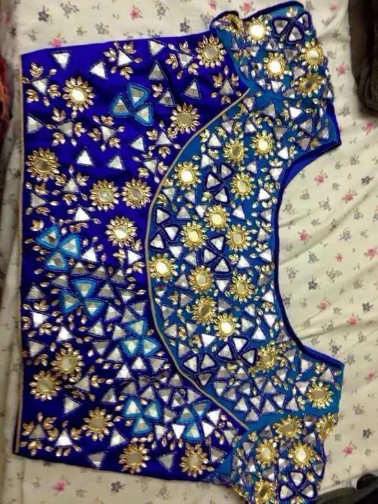 23 Best Pics of Rajasthani Mirror Work Blouse Designs