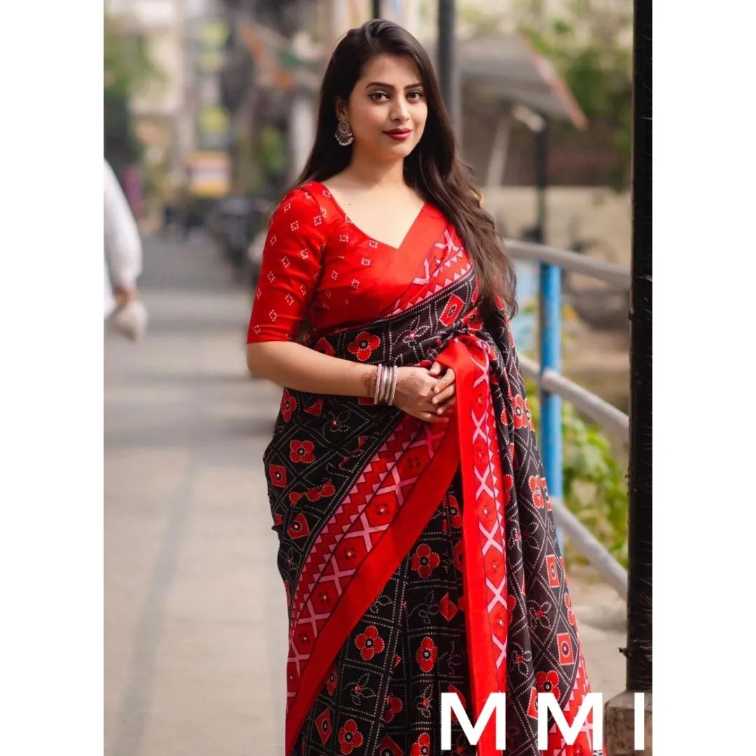 Kalamkari Mangalgiri Cotton Saree