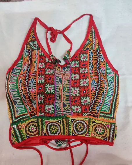 Kutchi Handwork Work Chanya Choli Blouse