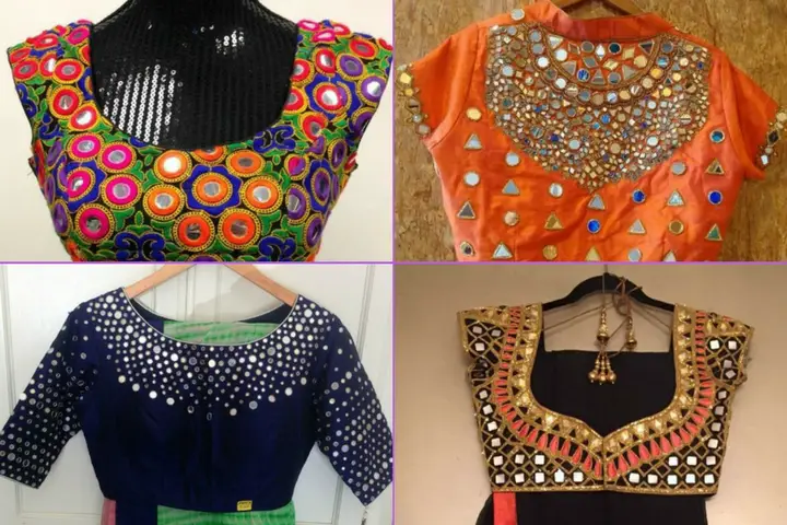 23 Best Pics of Rajasthani Mirror Work Blouse Designs