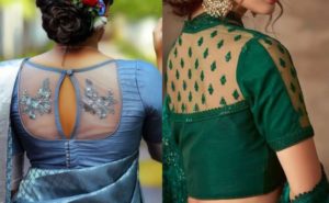 Graceful net blouse designs