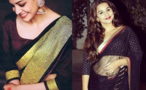 Saree blouses With Three Fourth Sleeves Hands Blouse Designs