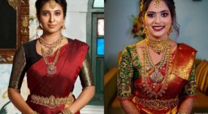 Gorgeous Red Saree Blouse Designs