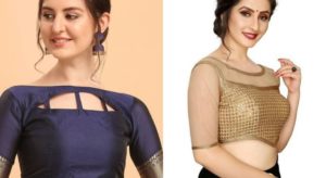 Party wear saree blouse designs