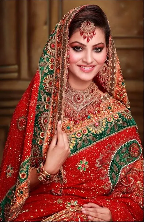 Urvashi Rautela In Birdal Saree