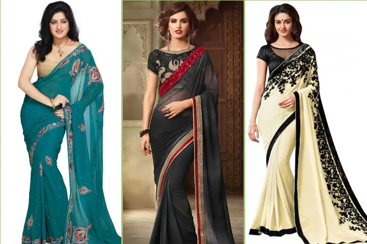 20 Awesome Pics Of Saree For Farewell Party You can try with a plain gorgette saree, or a simple silk saree. 20 awesome pics of saree for farewell party