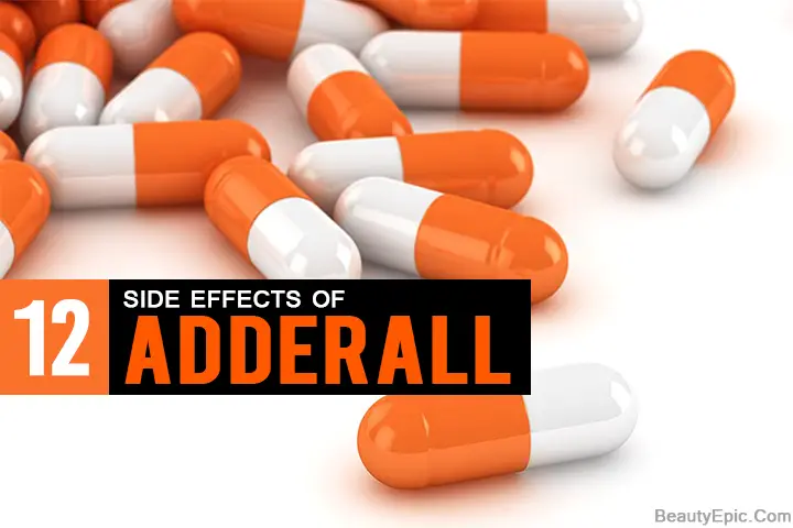 side effects of adderall