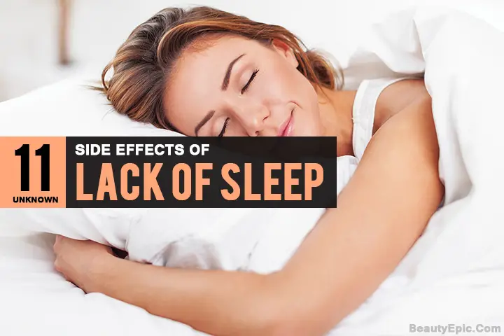 lack of sleep side effects