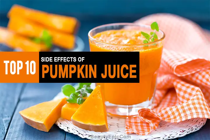 pumpkin juice side effects