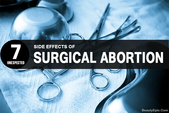 surgical abortion side effects