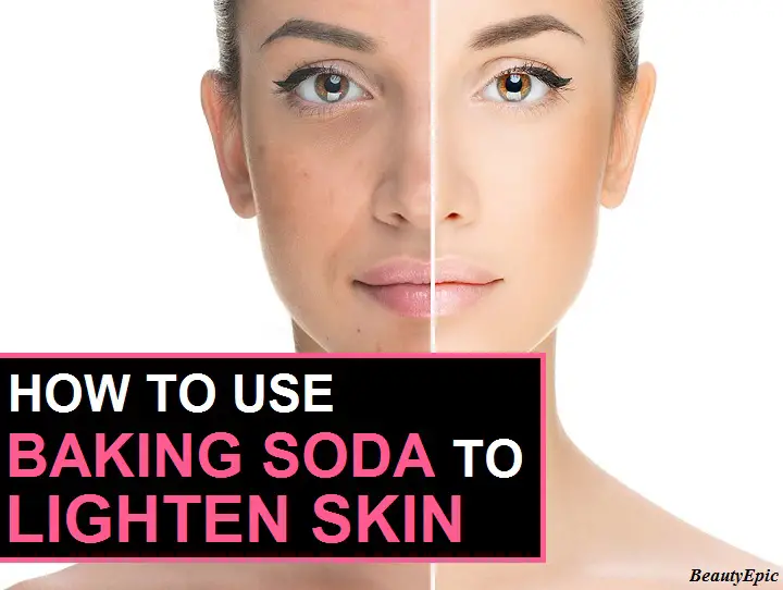 baking soda to lighten skin